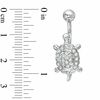 Thumbnail Image 1 of 014 Gauge Belly Button Ring with Crystals in Stainless Steel