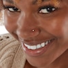 Thumbnail Image 3 of Semi-Solid Sterling Silver Crystal Nose Stud Set - 22G