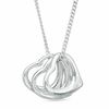 Thumbnail Image 0 of Triple Heart Charm Pendant in Sterling Silver - 16"