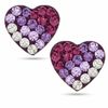 Thumbnail Image 0 of Child's Multi-Purple Crystal Heart Stud Earrings in Sterling Silver