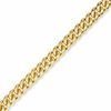 Thumbnail Image 0 of 6mm Cuban Link Chain Bracelet in Brass with 14K Gold Plate- 8.5"