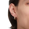 Thumbnail Image 2 of Diamond-Cut Hoop Earrings in 10K Gold