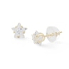 Thumbnail Image 0 of 6mm Star-Shaped Cubic Zirconia Stud Earrings in 10K Gold
