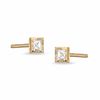 Thumbnail Image 0 of Child's 3mm Princess-Cut Cubic Zirconia Stud Earrings in 10K Gold