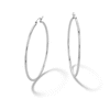 Thumbnail Image 0 of 50mm Hoop Earrings in Sterling Silver