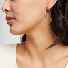 Thumbnail Image 1 of 50mm Hoop Earrings in Sterling Silver