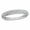 Thumbnail Image 0 of 1/5 CT. T.W. Diamond Pavé Anniversary Band in Sterling Silver - Size 7