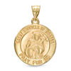 Thumbnail Image 0 of St. Francis Medallion Necklace Charm in 10K Gold