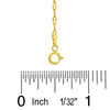 Thumbnail Image 1 of Made in Italy 040 Gauge Mariner Chain Necklace in 10K Gold - 18"
