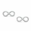 Thumbnail Image 0 of Infinity Stud Earrings in Sterling Silver