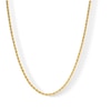 Thumbnail Image 0 of 016 Gauge Rope Chain Necklace in 10K Solid Gold Bonded Sterling Silver - 22"