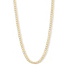 Thumbnail Image 0 of 120 Gauge Curb Chain Necklace in 10K Hollow Gold Bonded Sterling Silver - 24"