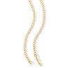 Thumbnail Image 2 of 120 Gauge Curb Chain Necklace in 10K Hollow Gold Bonded Sterling Silver - 24"