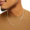 Thumbnail Image 1 of 100 Gauge Curb Chain Necklace in 10K Hollow Gold Bonded Sterling Silver - 22"