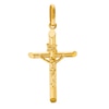 Thumbnail Image 0 of Crucifix Necklace Charm in 14K Gold