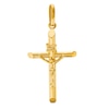 Thumbnail Image 0 of Crucifix Necklace Charm in 10K Gold