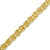 Thumbnail Image 0 of 6mm Byzantine Chain Bracelet in 10K Gold Bonded Sterling Silver - 7.5"