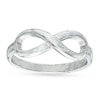 Thumbnail Image 0 of Sideways Infinity Midi Ring in Sterling Silver - Size 3