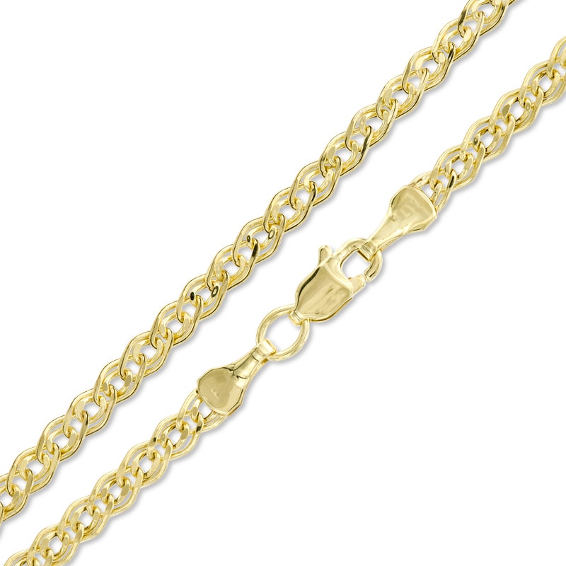 050 Gauge Wheat Chain Bracelet in 10K Gold - 7.5"