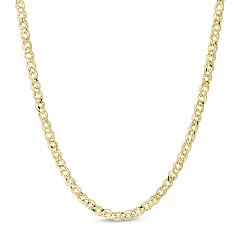 10K Gold 050 Gauge Wheat Chain Necklace - 18"