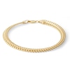 Thumbnail Image 0 of 080 Gauge Fancy Chain Bracelet in 10K Hollow Gold - 7.5"