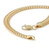 Thumbnail Image 1 of 080 Gauge Fancy Chain Bracelet in 10K Hollow Gold - 7.5"