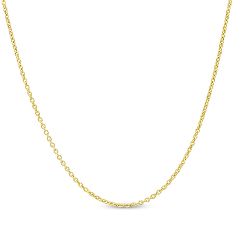 040 Gauge Cable Chain Necklace in 14K Gold - 18"