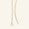 Thumbnail Image 1 of 030 Gauge Dorica Rope Chain Necklace in 10K Solid Two-Tone Gold - 18"