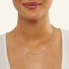 Thumbnail Image 3 of 030 Gauge Dorica Rope Chain Necklace in 10K Solid Two-Tone Gold - 18"