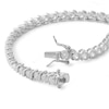 Thumbnail Image 1 of 3mm Cubic Zirconia Bracelet in Sterling Silver