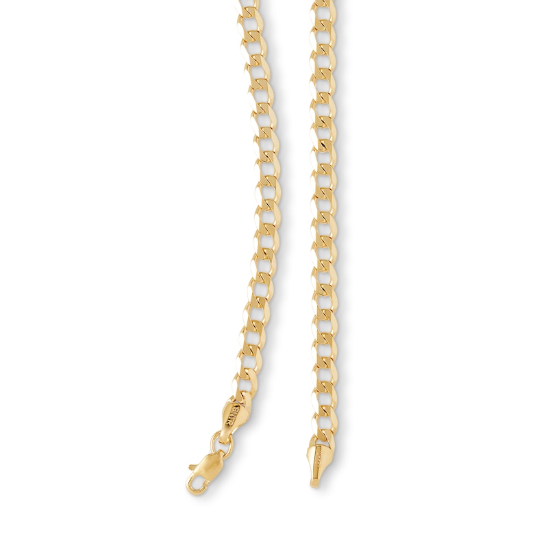 10K Solid Gold Curb Chain - 22"