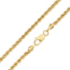 Thumbnail Image 0 of Bronze with 14K Gold Plate 3mm Rope Chain Necklace - 20"