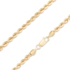 Thumbnail Image 0 of 4mm Rope Chain Necklace in Bronze with 14K Gold Plate - 30"