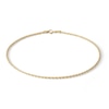 Thumbnail Image 0 of 190 Gauge Rope Chain Anklet in 10K Gold - 10"