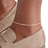 Thumbnail Image 2 of 190 Gauge Rope Chain Anklet in 10K Gold - 10"