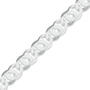 Thumbnail Image 0 of 220 Gauge Cat's Eye Link Chain Bracelet in Sterling Silver - 9"