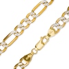 Thumbnail Image 0 of 10K Two-Tone Gold 150 Gauge Figaro Chain Necklace - 22"