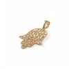 Thumbnail Image 1 of Hamsa Scroll Necklace Charm in 10K Solid Gold