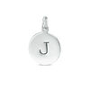 Thumbnail Image 0 of Initial "J" Disk Charm in Sterling Silver