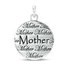 Thumbnail Image 0 of Mother/Daughter Endearment Reversible Disc Bracelet Charm in Sterling Silver