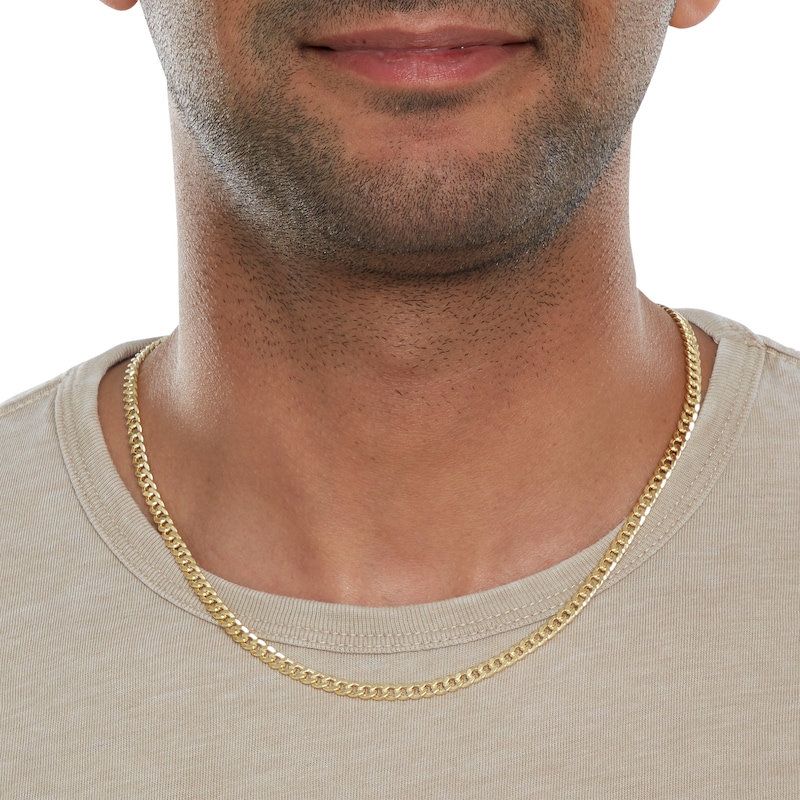 Made in Italy 120 Gauge Curb Chain Necklace in 14K Gold - 20"