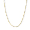Thumbnail Image 0 of Made in Italy 030 Gauge Diamond-Cut Sunburst Link Chain Necklace in 14K Gold - 18"