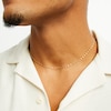 Thumbnail Image 1 of Made in Italy 030 Gauge Diamond-Cut Sunburst Link Chain Necklace in 14K Gold - 18"