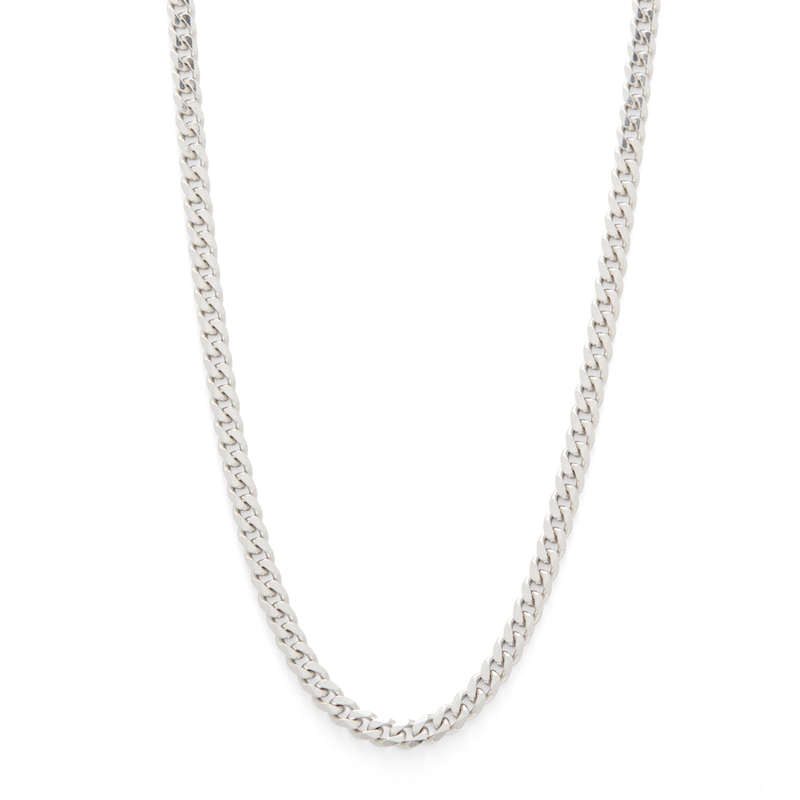 Made in Italy 2.8mm Curb Chain Necklace in Sterling Silver - 24"