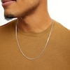 Thumbnail Image 1 of Made in Italy 060 Gauge Curb Chain Necklace in Sterling Silver - 24"
