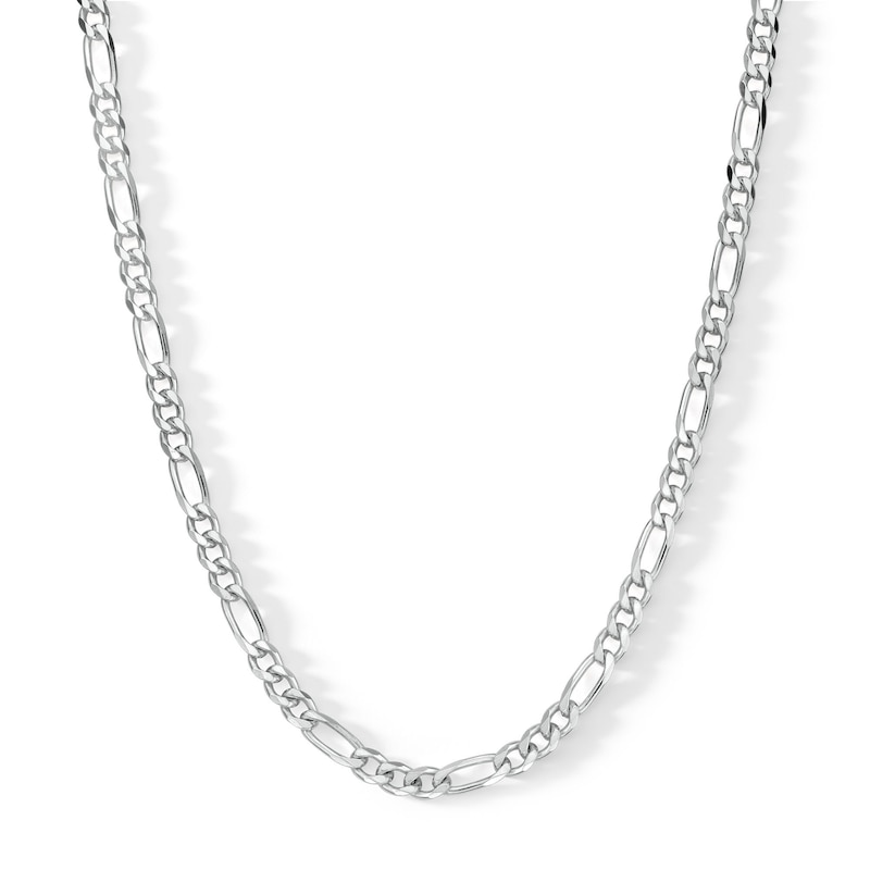 Made in Italy 100 Gauge Figaro Chain Necklace in Solid Sterling Silver - 22"