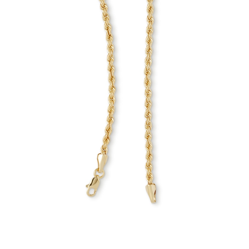 10K Hollow Gold Rope Chain - 26"