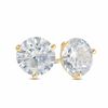 Thumbnail Image 0 of 7mm Cubic Zirconia Solitaire Stud Earrings in 14K Gold