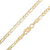 Thumbnail Image 0 of 060 Gauge Diamond-Cut Figaro Chain Necklace in 10K Gold - 18"
