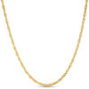 Thumbnail Image 0 of Made in Italy Child's 035 Gauge Singapore Chain Necklace in 14K Hollow Gold - 15"